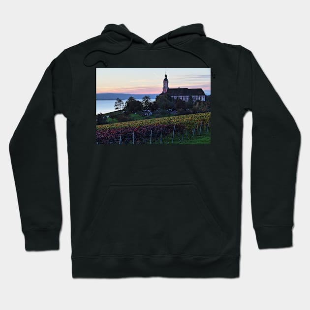 The Baroque Basilica of Birnau - Lake Constance Hoodie by holgermader